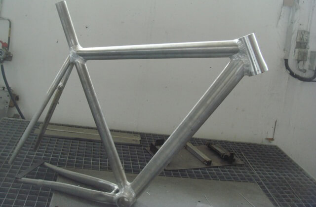 Custom Aluminium bicycle frame - East England
